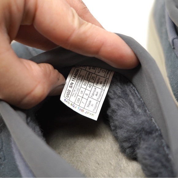 UGG Tasman Weather Hybrid Gray Waterproof Shoes Mens Size 7 - Picture 6 of 9